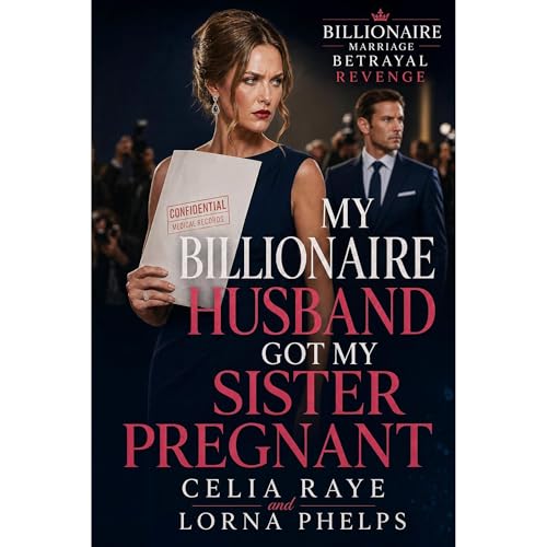 My Billionaire Husband Got My Sister Pregnant Audiolibro Por Celia Raye, Lorna Phelps arte de portada