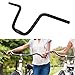 Naroote Mountain Bar 25.4mm*580mm Aluminum Alloy Extra Long Handlebar for Road Comfortable Riding (210mm / 8.3in Height)