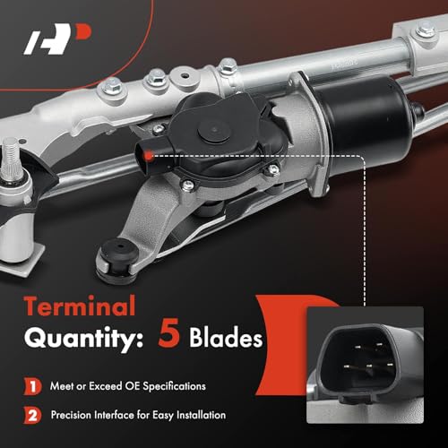 A-Premium Front Windshield Wiper Motor and Linkage Assembly by A-Premium - Used condition - Image 5