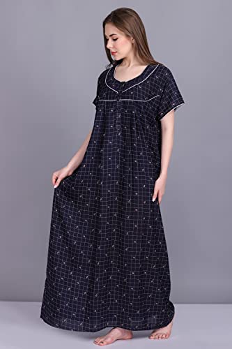 Image of Women's Alpine Mix Print Maxi Nightgown