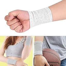 Grey Bamboo Charcoal Wrist Bracers Sport Gym Thermal Protector Elastic Thermal Guards Sweatband Br Keep Warm
