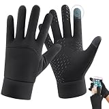 ropa americana palmares Adecuados para hombres y mujeres que buscan guantes de pantalla táctil para invierno con estilo sobrio y uso versátil. El paquete incluye 1 par de guantes térmicos táctiles talla L; no se incluyen los accesorios mostrados en las imágenes.