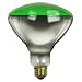 BR38 GREEN OUTDOOR FLOODLIGHT BULB 100 WATTS LONG LIFE GREEN LIGHT BULB SUPRA...