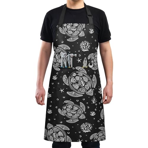 Tablier de cuisine imperméable ajustable haute résistance modèle A584