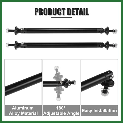 Barras divisoras de 150 mm ajustables para varillas de sujeción de parachoques de coche 4