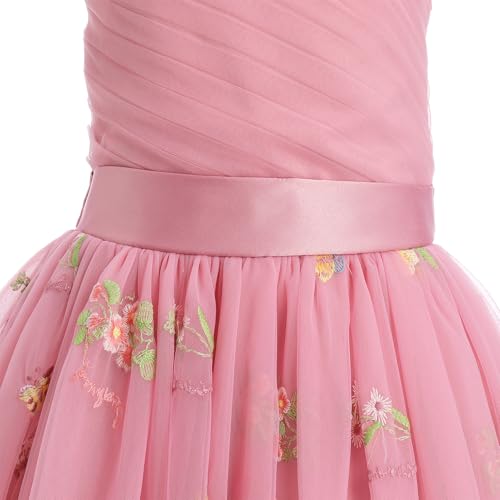 Vestidos de flores para niña estilo vestido de tul festivo de boda 4