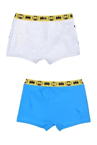 Batman DC Comics - Juego de 2 calzoncillos tipo bóxer para niños