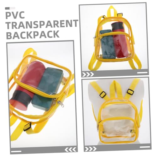 Clear Transparent Backpack for Stadium Events Travel Bag for Women Durable Material with Comfortable Straps Stylish Clear Design for Concerts3