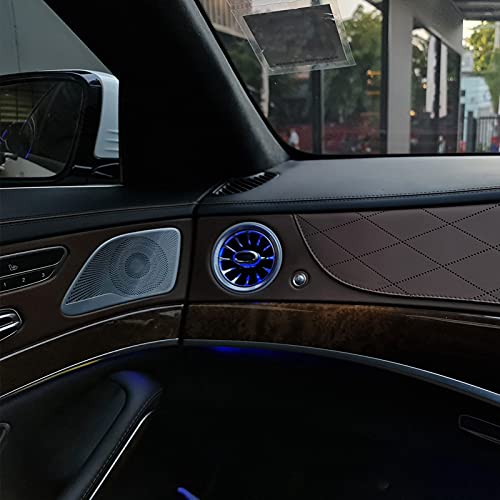 Aramox 6st ABS & PC 64 Kleuren LED-voorzijde Turbine Ontluchter Omgevingslicht, Turbine-uitlaat Vooraan Turbo… - Afbeelding 7