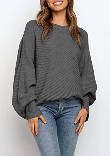 Image of Mafulus Womens Oversized Sweater Fall Winter Slouchy Pullover Jumper Tops