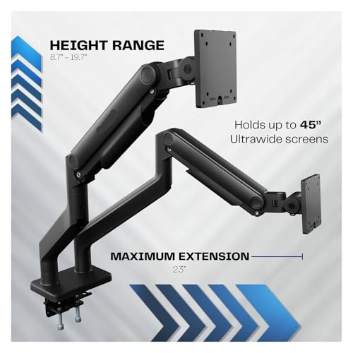 Support d'écran extra large extensible pour incliner et pivoter un moniteur 45'' - 4