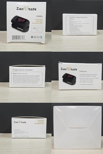 image for Zacurate Pro Series 500DL Fingertip Pulse Oximeter Blood Oxygen Satura