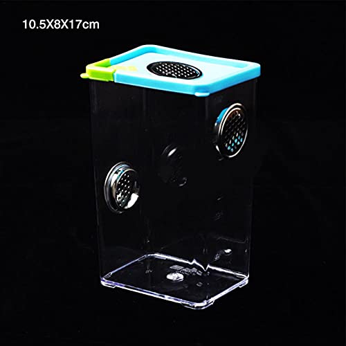 duhe189014 Insect Voeding Doos Acryl Reptiel Voeden Doos Duidelijke Transparante Reptiel Terrarium Huisdier Fokken Case… - Afbeelding 3