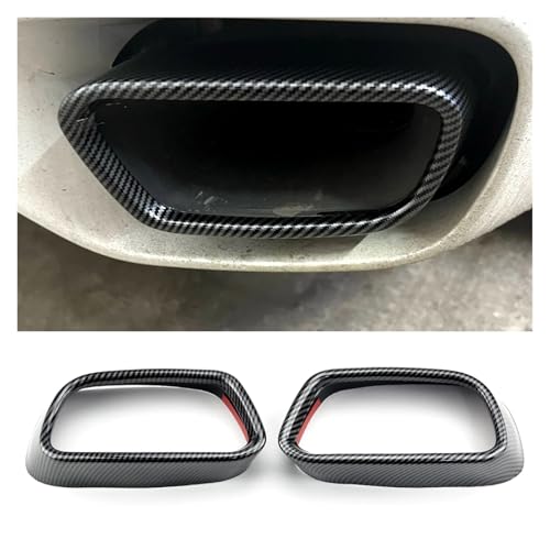 Cubierta decorativa para escape compatible con BMW X5 F15 X6 F16 2014-2018 silenciador trasero 2