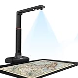 [Efficace]: la fonction de balayage automatique automatique; Il vous permet de numériser et de couper plusieurs cartes en même temps; L'appareil peut également aplatir automatiquement les pages déformées numériquement, effacer les doigts des photos numérisées et réparer les bords endommagés des documents