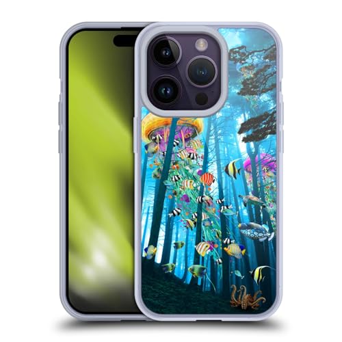Carcasa iPhone 14 Pro medusas eléctricas Dave Loblaw para proteger tu móvil diario