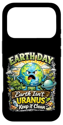 Earth Isnt Uranus Keep It Clean �������ȃA�[�X�f�C �X�}�z�P�[�X iPhone 17 Pro �p