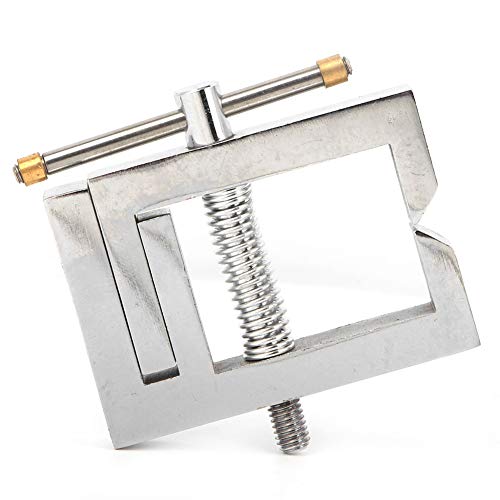 SJJ 06 Stainless Steel Thrust Tension Meter Clamp, Micrometer Clamp for Force Test, 500N Load, High Hardness Strength, Suitable for Tensile Destructive Force Testing