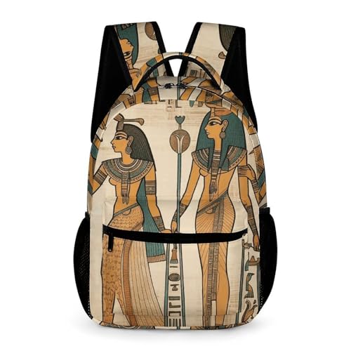 DMHVGEW Ancient Egypt Travel Laptop Backpack for Men & Women