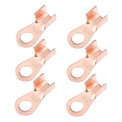 Tofficu 6pcs Stainless Steel Golden Timing Belt Clamps for 3d Printers, Precision Production, Sturdy and Not Easy to Wea