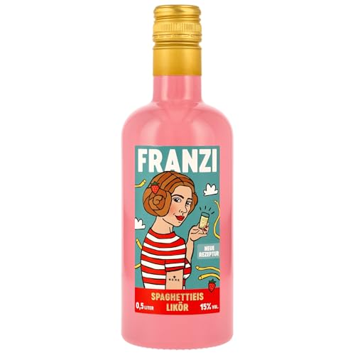Franzi Spaghettieis 2026 Edition 15% Vol. 0 5 Liter Franzbrötchenlikör