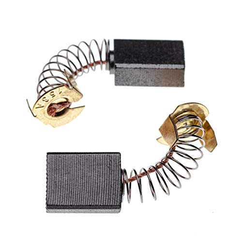 vhbw 2x escobilla carbón motor 6,5 x 13,5 x 17 mm reemplaza Makita CB-155, 181048-2 para herramientas - Resorte 22 mm