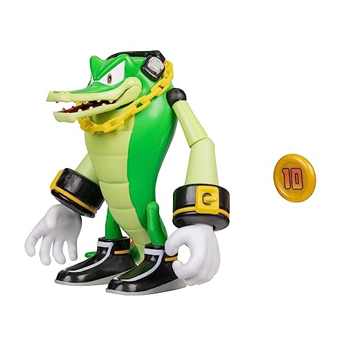 Sonic The Hedgehog 4" Articulated Action Figure Collection (Vector), Multicolor, 4 Inch - Image 3