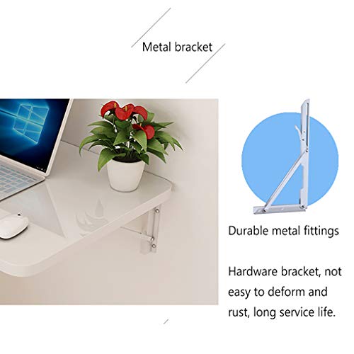 Table murale pliante à abattants pour optimiser un studio ou un balcon - 7