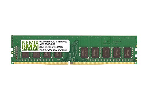 Amazon | Dell 8GB 認証メモリーモジュール - 2Rx8 DDR4 UDIMM 2133MHz