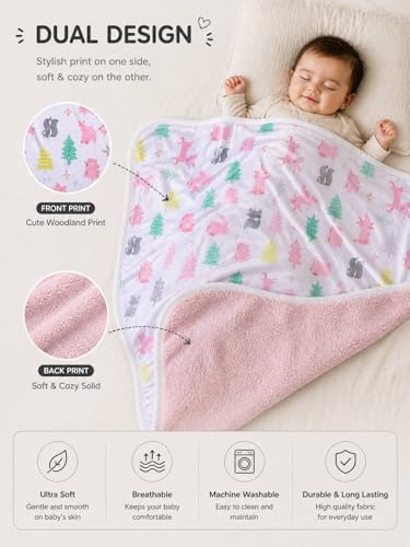 Image of THE LITTLE LOOKERS Soft Blanket for Babies | Ultra Soft, Breathable & Skin-Friendly | Safe & Chemical-Free | All-Season Use | Lightweight AC Blanket for 0-1 Years (Off White)