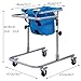 Pro Adjustable Pediatric Rollator Walker, Hemi Walker for Stroke & Cerebral Palsy Kids, Standing Support Gait Trainer, Special Needs Mobility Aid Wheelchair, Suitable for Height 31-47In (Blue)