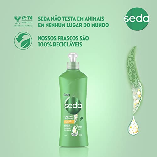 Seda Creme Para Pentear Cachos Comportados Definidos, Branco