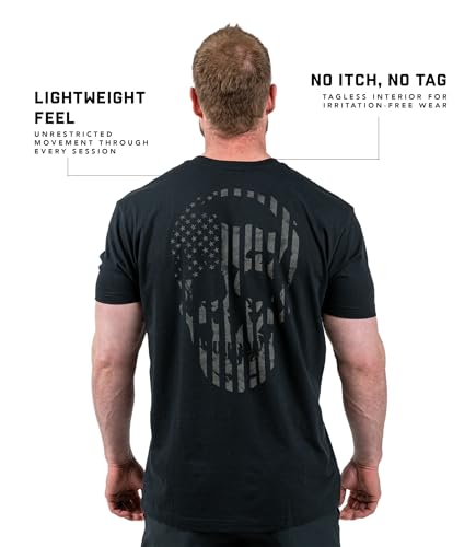 Gymreapers American Reaper Moisture Wicking T-Shirts for Men - Workout Gym Shirts - Running Athletic Tees & Dry Fit Tshirt3