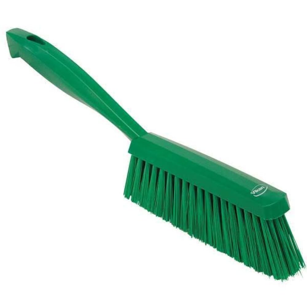 Vikan Medium Bristle Green Scrubbing Brush, 50mm bristle length, Polyester bristle material
