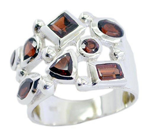 Bague en grenat naturel style tendance, le bijou idéal pour sublimer vos tenues