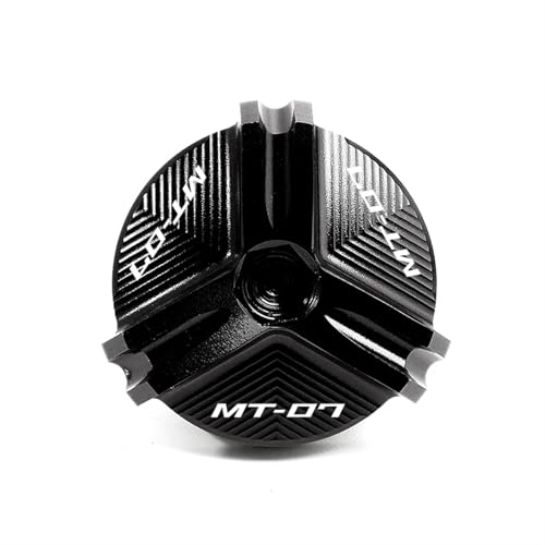 Generisch Motorrad-Motoröl-Einfülldeckel, Ölfilter-Schraubenschutz, Zubehör, kompatibel mit Yamaha MT07 MT-07 FZ07 MT 07 2014-2021 2022 2023
