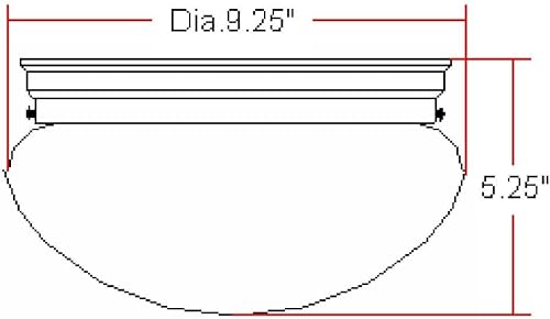 Miniatura 7 de Design House 514539 Millbridge 2 - Lámpara de techo empotrada tradicional para interiores, cristal de alabastro regulable para dormitorio, comedor y