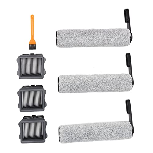 Atyhao Juego de Cepillos y Filtros para Tineco S5 Piezas de Repuesto Accesorios Kit de Limpieza Aspirador Cepillo Kit de Filtro Cepillo Cepillo para Cepillo Herramienta