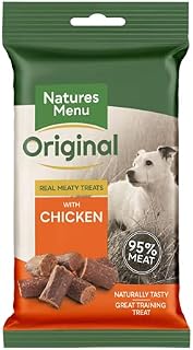 Natures Menu Real Meaty Dog Treats Chicken 12x60gm