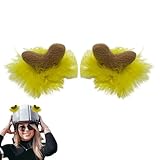 Hirschhörner aus Plüsch, Motorradhelm-Geweih | Plüsch-Weihnachtselchdekoration, Motorradhelm-Zubehör, niedliche Dekorationen für den täglichen Snowboard-Pendeln, Reisen