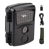RiToEasysports Jagdkamera, Hohe Auflösung 1080p 12MP mit Bewegungserkennung Nachtvision Wildkamera für Heim Sicherheit Wildtierbeobachtung Outdoor Aktivitäten