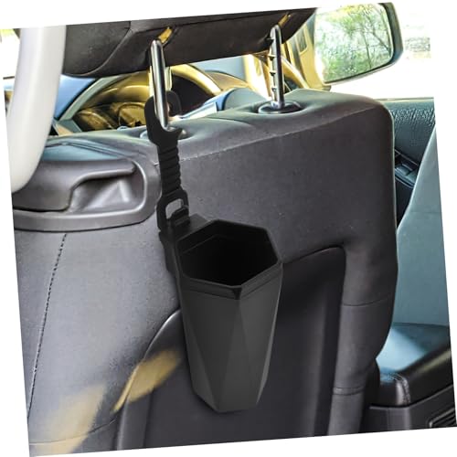 Poubelle de voiture portable suspendue avec bac de rangement et déchets