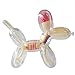 Jason Freeny Mini Balloon Dog Skeleton Anatomy Model, Transparent, 10 Pieces, Small, Children, Youth