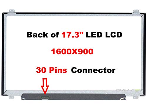 Image of New Replacement Screen for N173FGA-E34 17.3 inch HD+ 1600x900 TN 30 Pin Non-Touch with Brackets Compatible with LTN173KT04-L01 LTN173KT04-301 for Laptop /Display /Screen /LCD Application