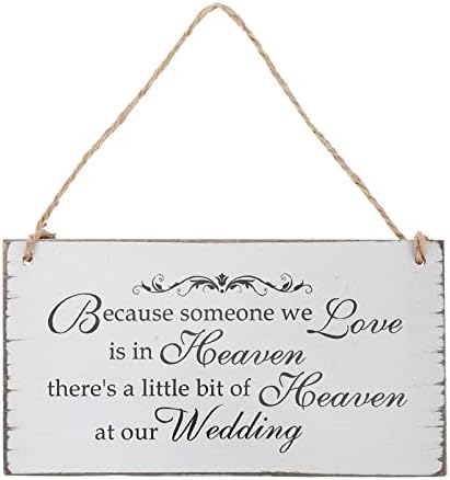 BESTOYARD Wedding Hanging Sign Wooden Wedding Plaques Hanging Ornmanet Decorations
