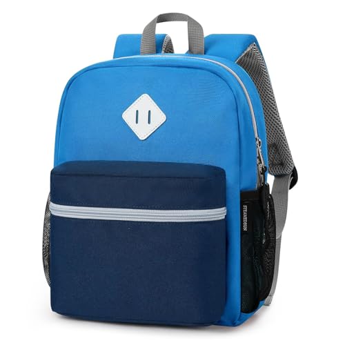STEAMEDBUN Toddler Backpack Boy 2-4, Kids Backpack Boys, Preschool Daycare Travel Small- 12inch