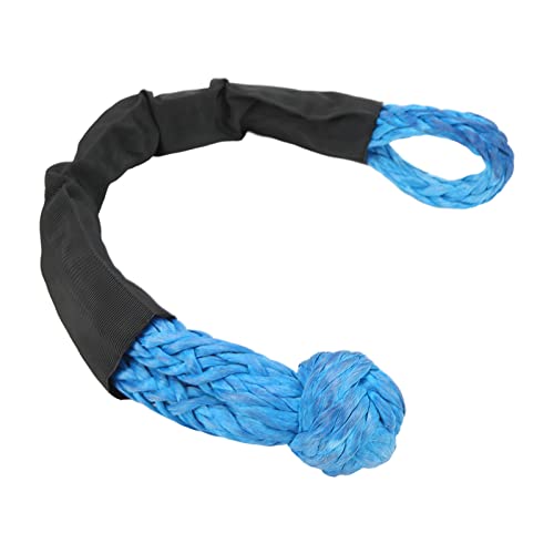 Punhos de reboque, punho de recuperação de caminhão leve à prova de rasgos macio de 13 mm (azul)