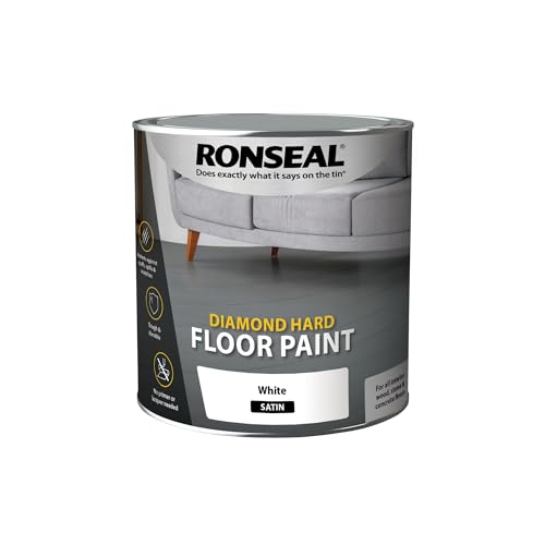 Ronseal DHFPWH25L 2.5L Diamond Hard Floor Paint - White