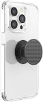 PopSockets: Poignée de téléphone avec kiosque à kick, socket pop pour téléphone - Texture en blanc