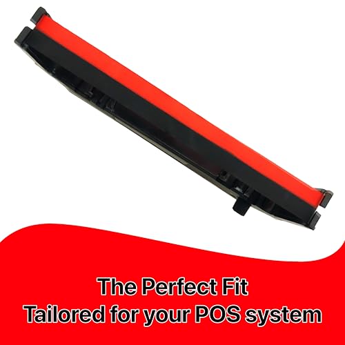 POKANIC Cartucho de fita de tinta preta e vermelha ERC-30/34/38 Impressora de cozinha de recibo de s